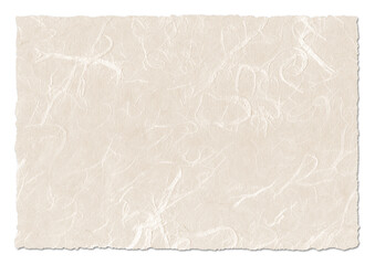 Natural japanese recycled paper texture. Horizontal background