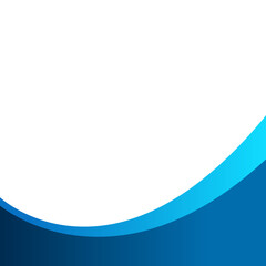 Fototapeta premium Curve Footer