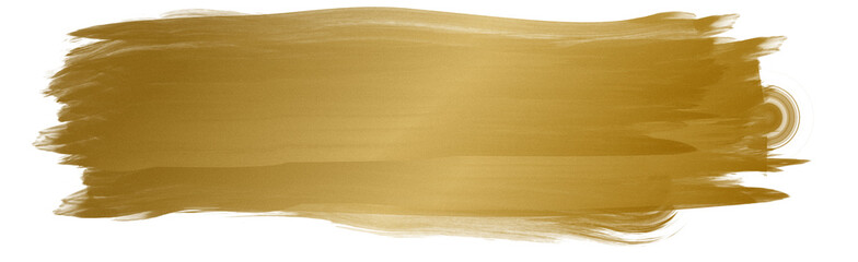 Gold paint strokes