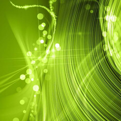 abstract green background generated AI