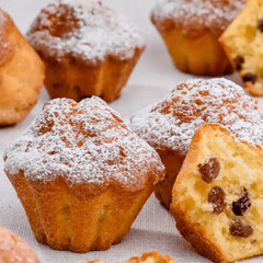 muffins with chocolate generated AI