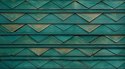 chevron stripes, green wooden, siding, multilayered texture, creased, crinkled, wrinkled, dark green,  rectangular fields, illusionary, architectural elements #1 ,generative ai