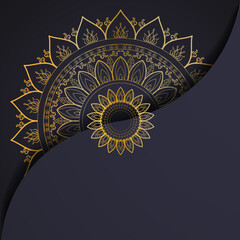 Creative luxury decorative mandala design vector file.