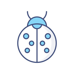 Pesticide Free icon vector stock illustration.
