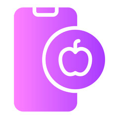 nutrition app gradient icon