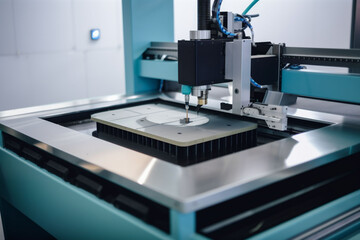 solar renewable engineering manufacturing panel technology production industry energy equipment. Generative AI.