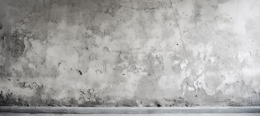 Grey rough concrete texture wall background. Generative AI.