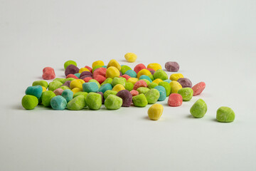 colorful round milk candy especially for small children