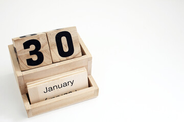 Thirtieth Of January Perpetual Calendar