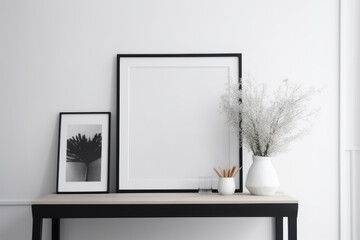 Stylish and minimalist photo frame mockup - The perfect template for showcasing your photography and design ideas