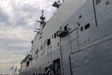 18-04 -2023 Istanbul-Turkey: TCG Anadolu, L 400, World's First SİHA Ship