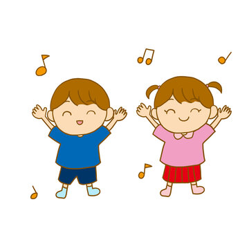 リトミックのイラスト