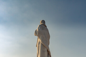 Huge statue of Christ of Havana in Cuba