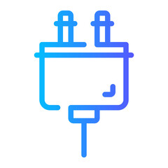 plug gradient icon