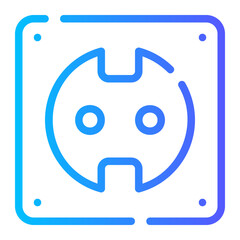 socket gradient icon