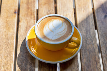 cup of cappuccino