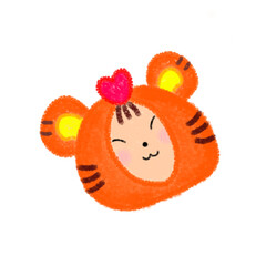 funny orange animal