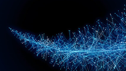 デジタルネットワークの背景素材