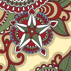 vintage background with classic floral ornament