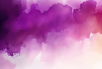 Plum Gradient Watercolor Background with an Abstract Twist, generative AI