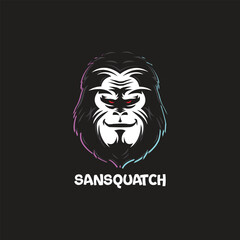 Sansquatch mascot logo