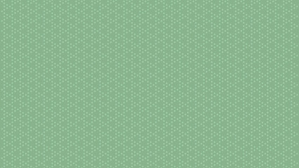 薄緑色のドット三角の和柄模様　鱗紋　16：9