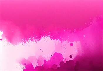 Fuchsia Watercolor Background with a Smooth Gradient - Perfect for Flat Designs, generative AI