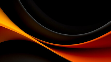 abstract dark background with orange linie
