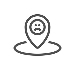 Feedback related icon outline and linear vector.