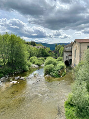 Rivière l'Arre au Vigan - France