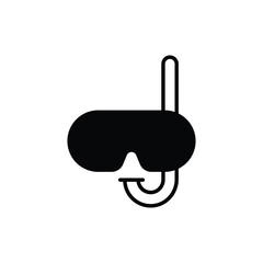 Scuba Diving icon vector stock.