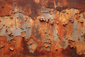 Weathered Metal: A Tale of Time and Rust