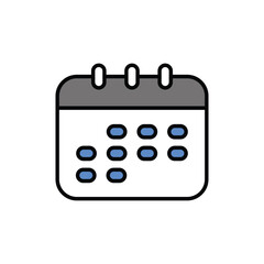 Calendar icon vector stock.
