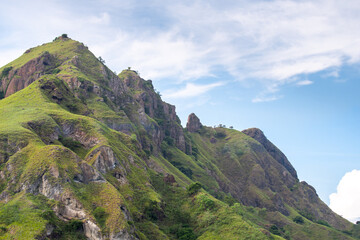 views of padar island in komodo national park, indonesia