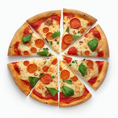 pizza created with Generative AI