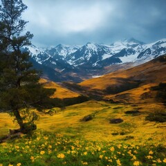 Obraz premium Autumn in the mountains