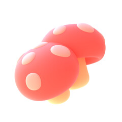 Mushrom 3D Rendered Image