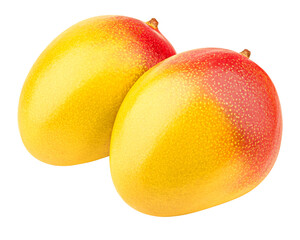 Mango isolated on white background, full depth of field