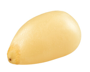 Pine nut isolated on white background, full depth of field