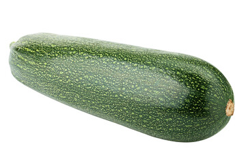 zucchini isolated on white background, full depth of field