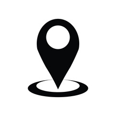 Hairpin icon. Location vector icon. Location symbol design. Vector