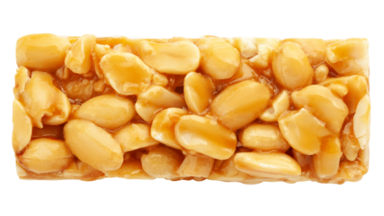 Kozinaki, peanuts, isolated on white background, full depth of field