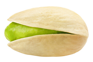 pistachio isolated on white background, full depth of field