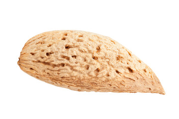 almond isolated on white background, full depth of field