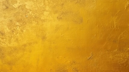 Yellow gold wall background. Generative AI.