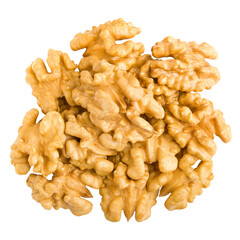 walnut, nut, isolated on white background, full depth of field