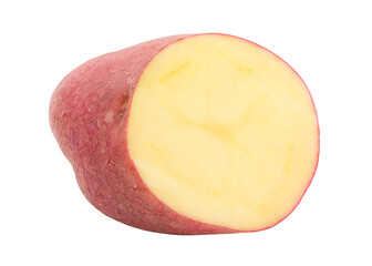 potato, isolated on white background, full depth of field