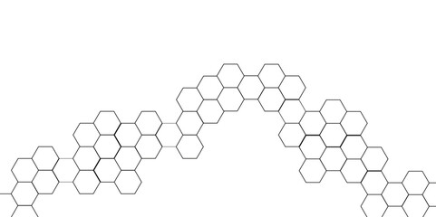 Background with hexagons . Abstract background with lines . white texture background . hexagon abstract background. Surface polygon pattern with glowing hexagon paper texture and futuristic business.