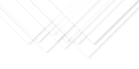 Abstract seamless modern white and gray color technology concept geometric line vector background. white transparent material in triangle diamond and squares shapes in random geometric pattern.