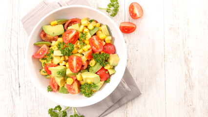 bowl of mixed vegetable salad